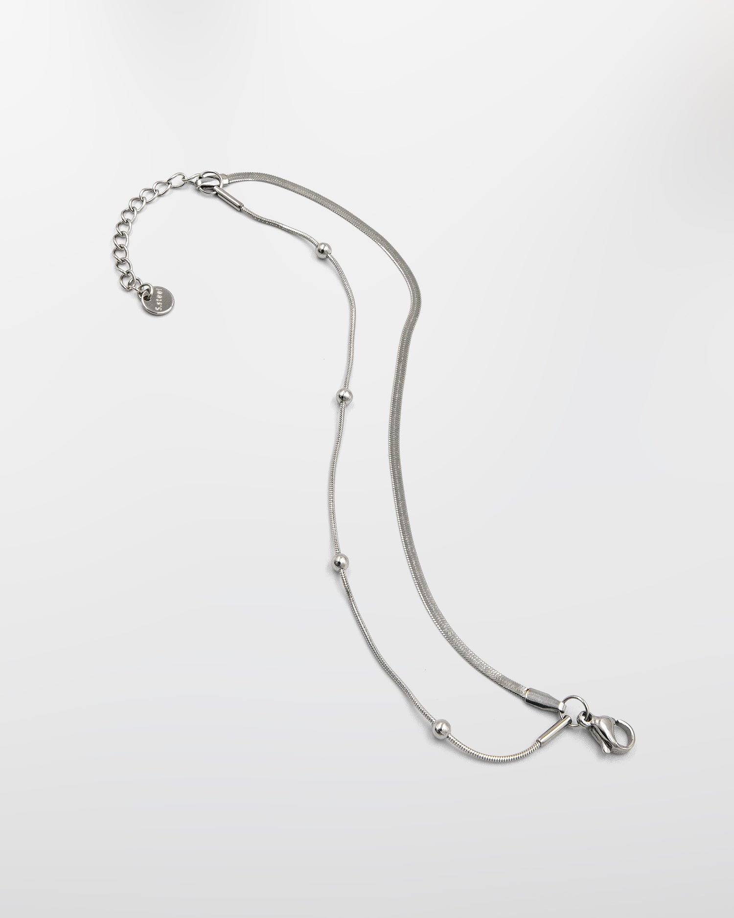 BRANSOLETKA PODWÓJNA ZE ŻMIJKĄ